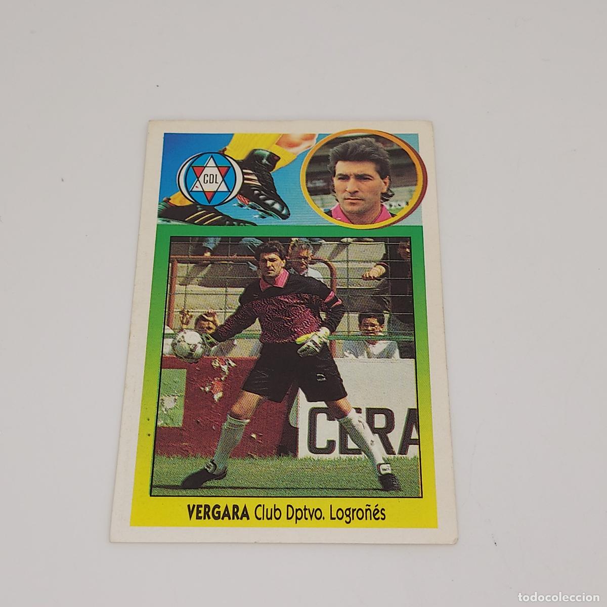 Football Stickers: CROMO VERGARA LOGRO&Ntilde;ES 1993 1994 93 94 EDICIONES ESTE ADHESIVO SIN PEGAR