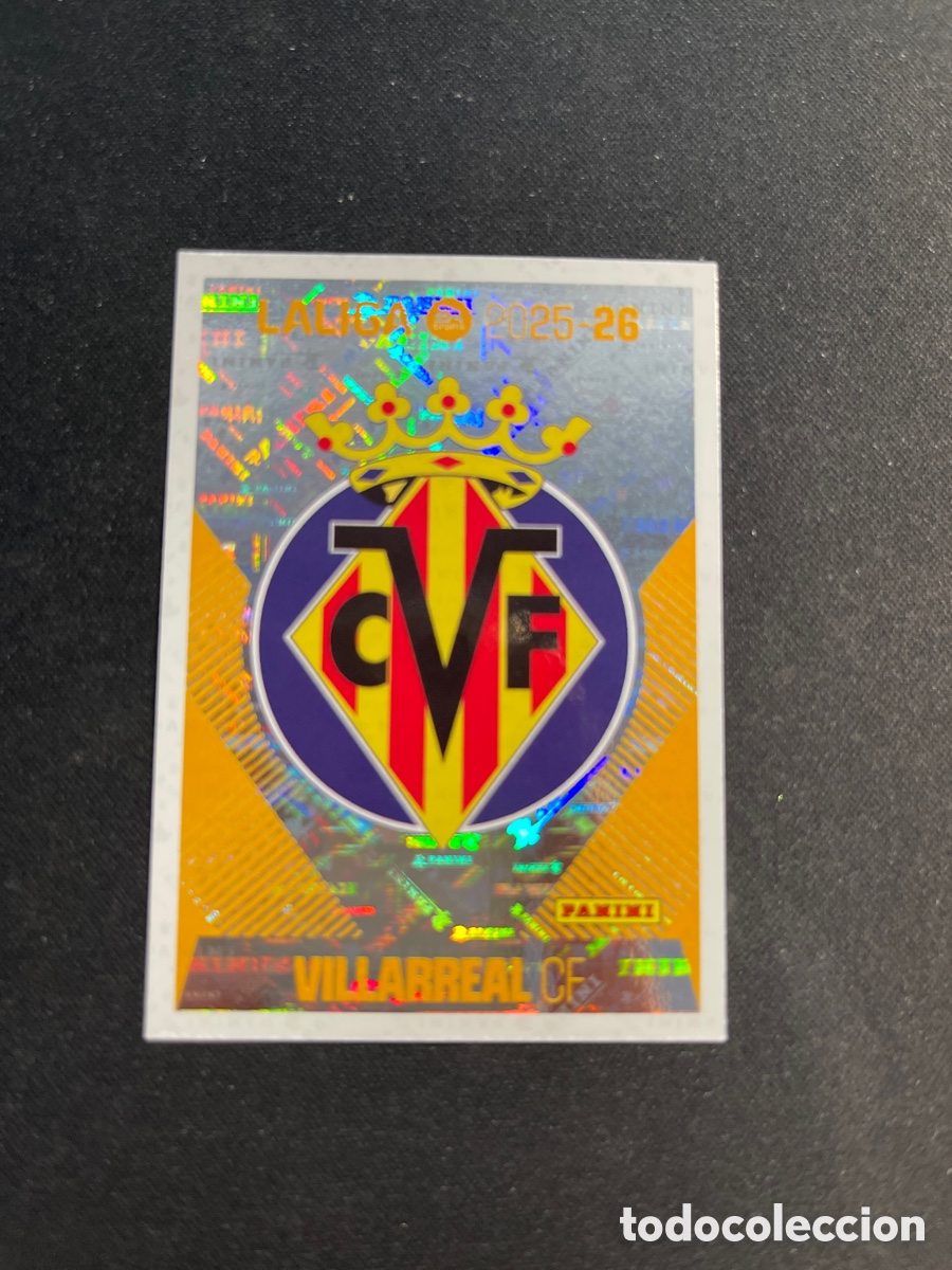 Football Stickers: Escudo 1 Villarreal Liga Este 2025 2026 25 26