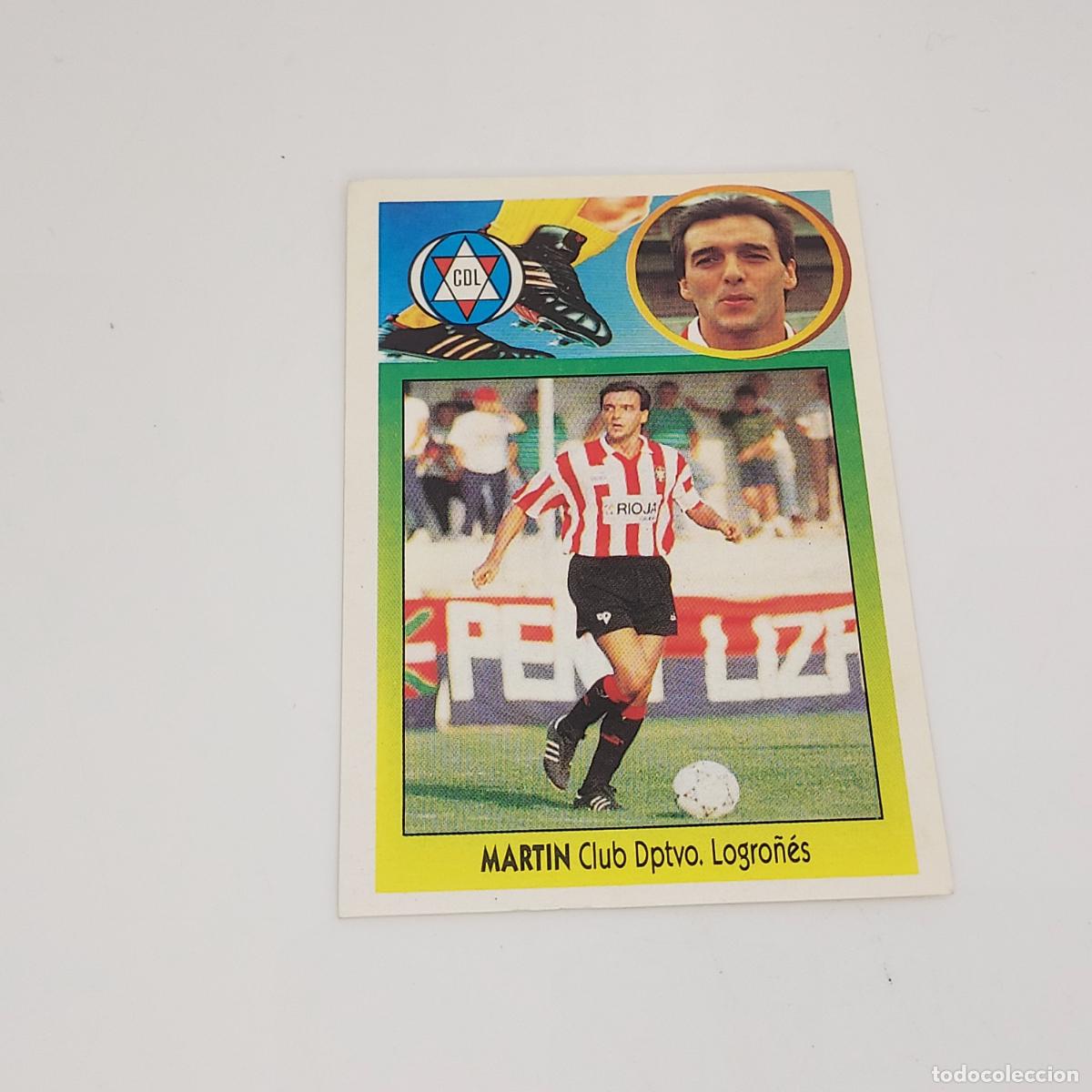 Football Stickers: CROMO MARTIN LOGRO&Ntilde;ES 1993 1994 93 94 EDICIONES ESTE ADHESIVO SIN PEGAR