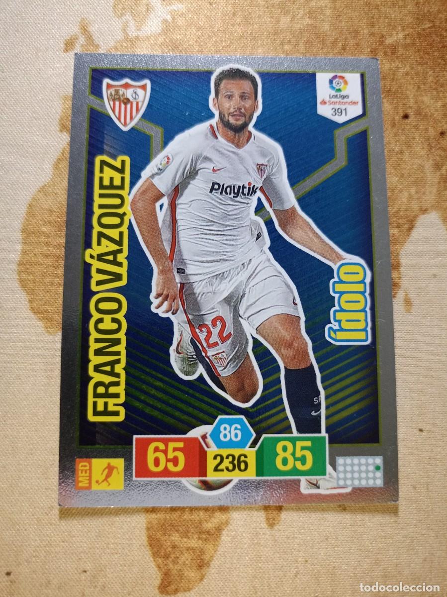 Football Stickers: # &Iacute;dolo 391 FRANCO V&Aacute;ZQUEZ Adrenalyn 2018-19