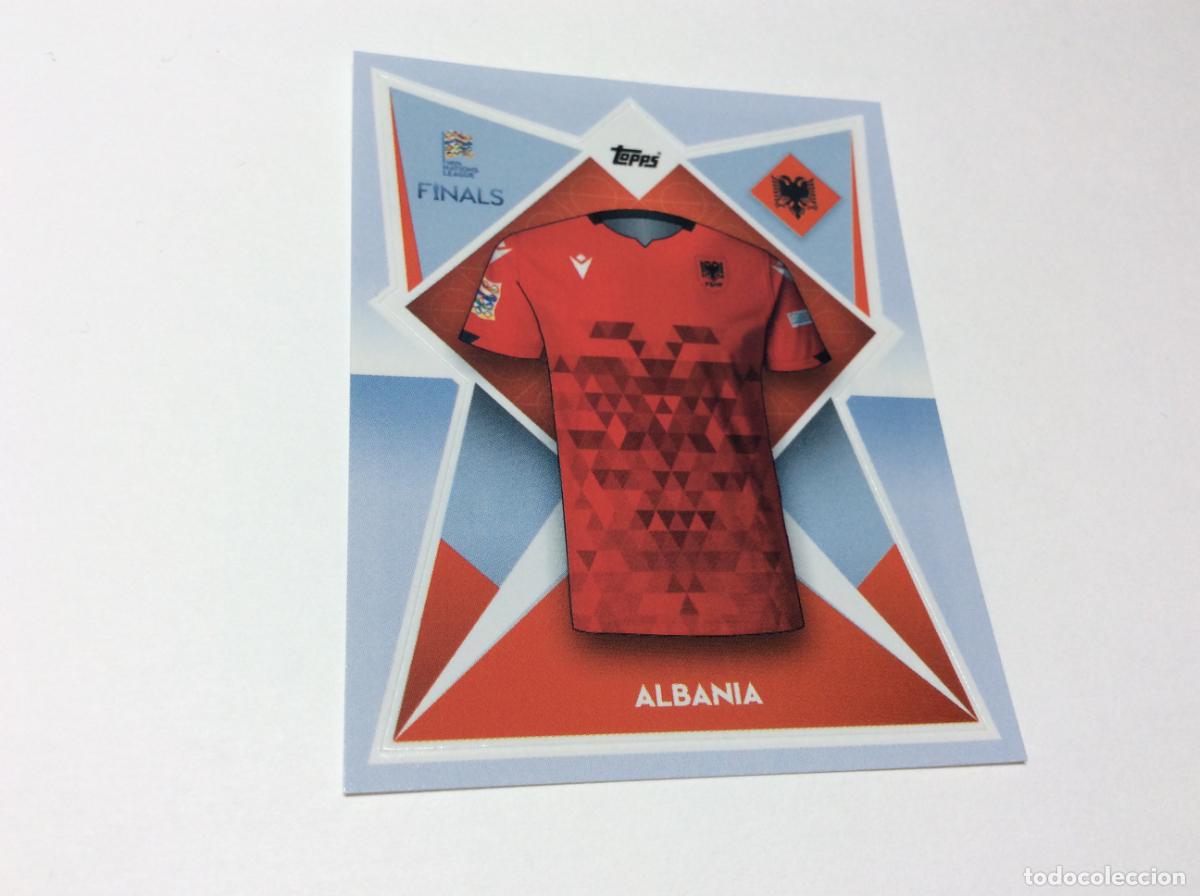 Football Stickers: 171 Albania Cromo Sticker The Road to UEFA Nations League Finals 2022 2023 22 23 Topps