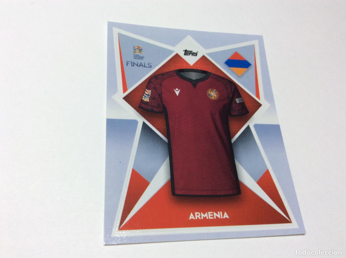 Football Stickers: 173 Armenia Cromo Sticker The Road to UEFA Nations League Finals 2022 2023 22 23 Topps