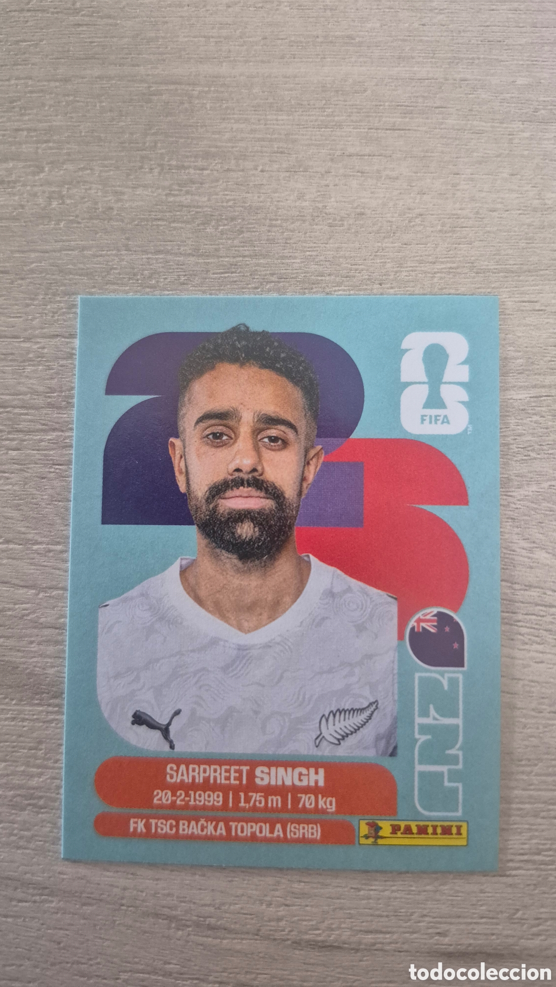 Football Stickers: NZL11 Singh FIFA World Cup 2026