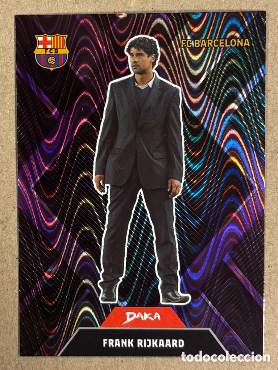 Figurine di Calcio: FRANK RIJKAARD. CARTA DAKA TOP AUDIENCE FC BARCELONA 2025/26. NUMERADA 048/175.