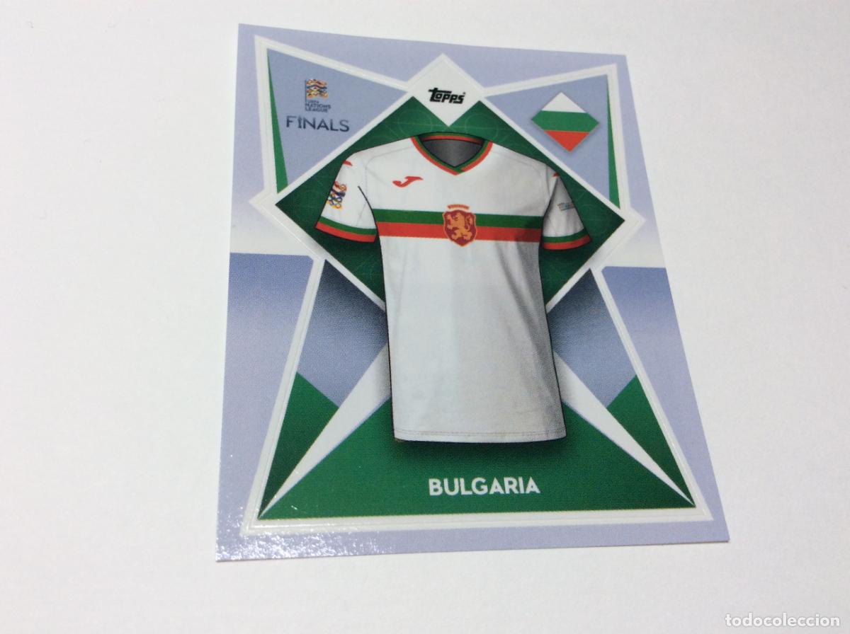 Cromos de F&uacute;tbol: 179 Bulgaria Cromo Sticker The Road to UEFA Nations League Finals 2022 2023 22 23 Topps