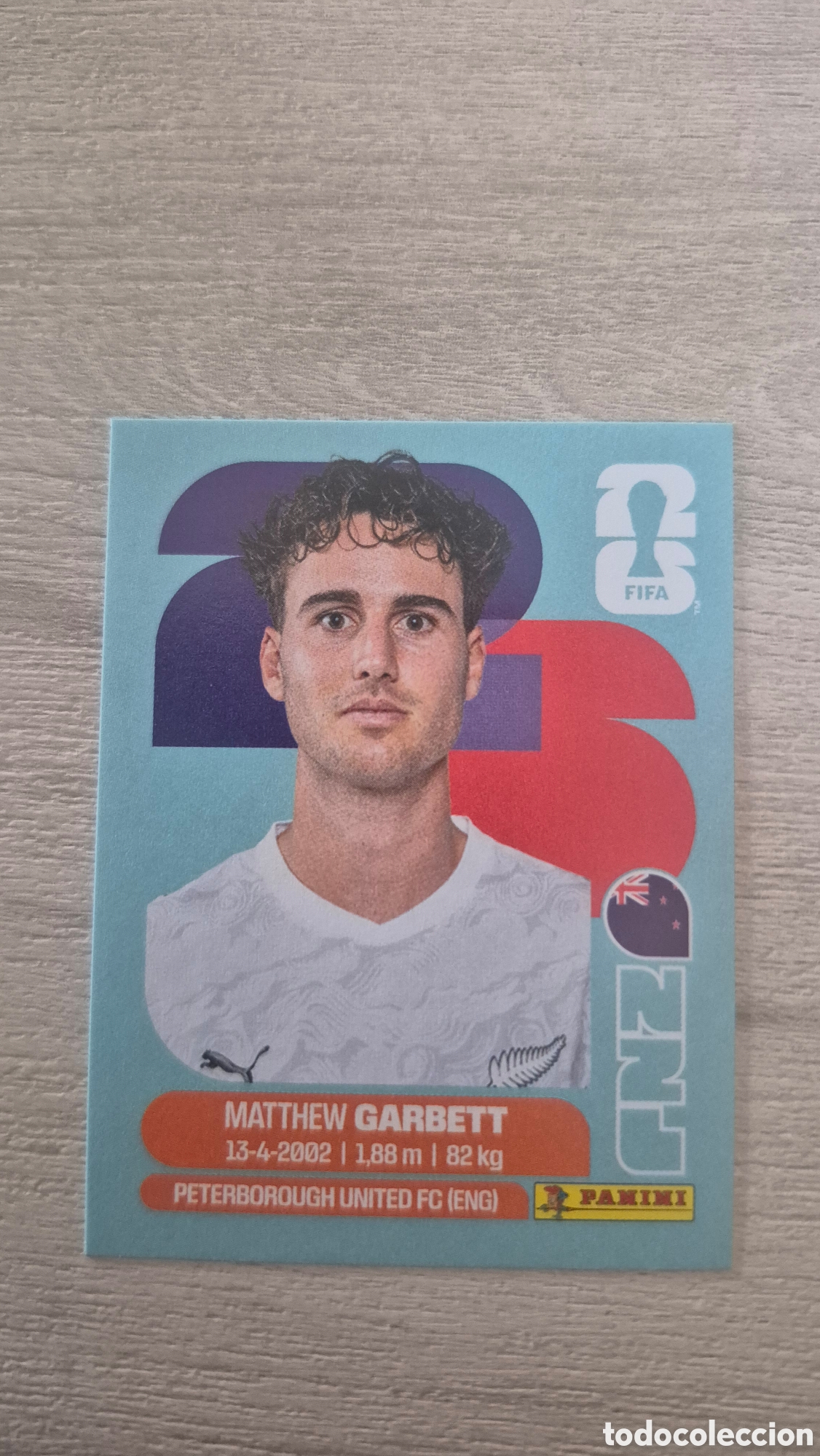 Cromos de F&uacute;tbol: NZL14 Garbett FIFA World Cup 2026