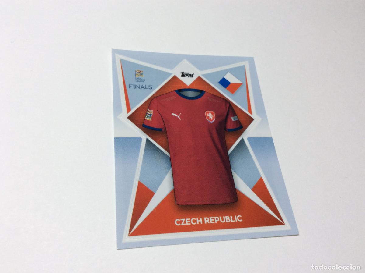 Cartes &agrave; collectionner de Football: 182 Rep&uacute;blica Checa Cromo Sticker The Road to UEFA Nations League Finals 2022 2023 22 23 Topps