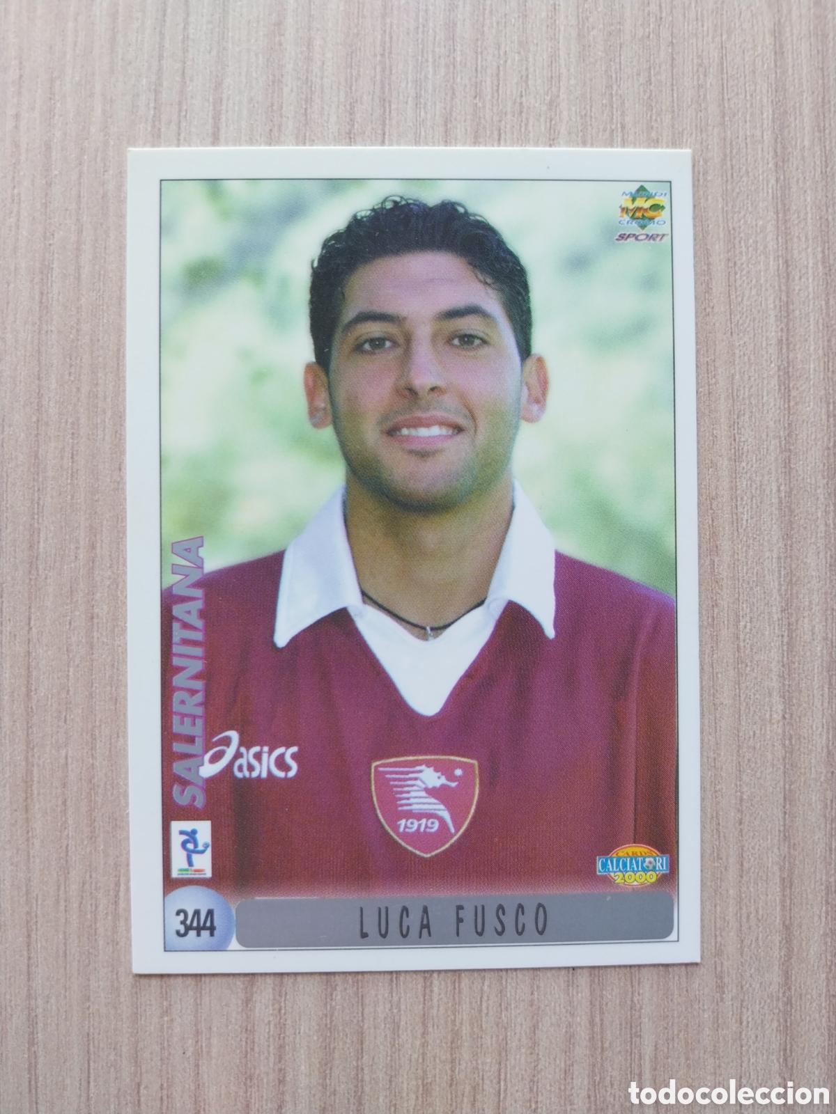 Cromos de Futebol: LUCA FUSCO CIRO POLITO N&deg; 344 CALCIATORI 1999 2000 99 00 SALERNITANA MUNDICROMO ITALIA F&Uacute;TBOL