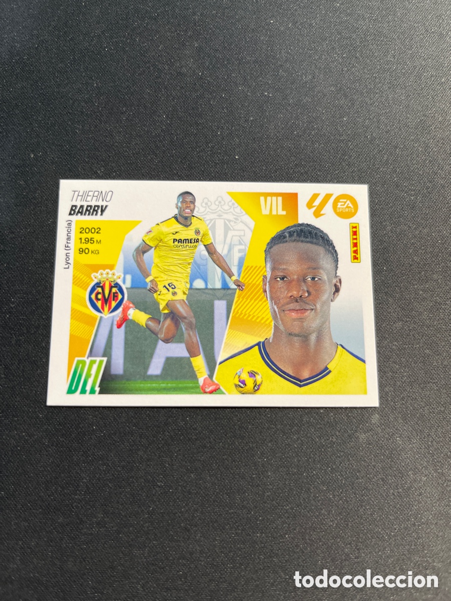 Cromos de F&uacute;tbol: Barry 20 Villarreal Liga Este 2025 2026 25 26