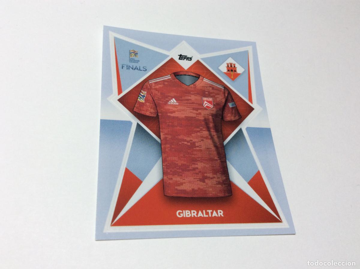 Cromos de F&uacute;tbol: 191 Gibraltar Cromo Sticker The Road to UEFA Nations League Finals 2022 2023 22 23 Topps