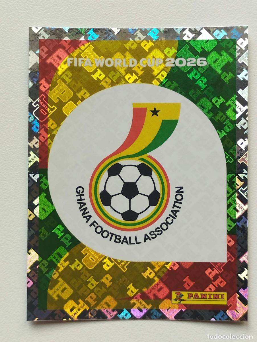 Cromos de F&uacute;tbol: CROMO STICKER WORLD CUP 2026 MUNDIAL 26 PANINI GHANA GHA1 GHA 1 ESCUDO
