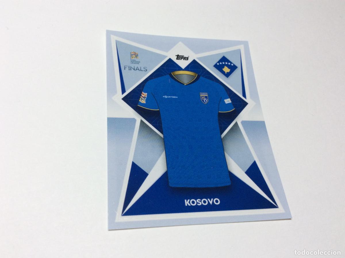 Cromos de F&uacute;tbol: 198 Kosovo Cromo Sticker The Road to UEFA Nations League Finals 2022 2023 22 23 Topps
