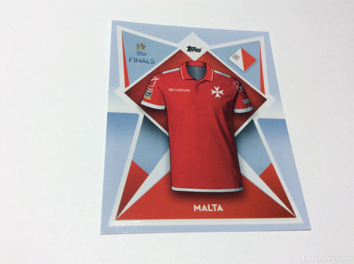 Cromos de F&uacute;tbol: 203 Malta Cromo Sticker The Road to UEFA Nations League Finals 2022 2023 22 23 Topps