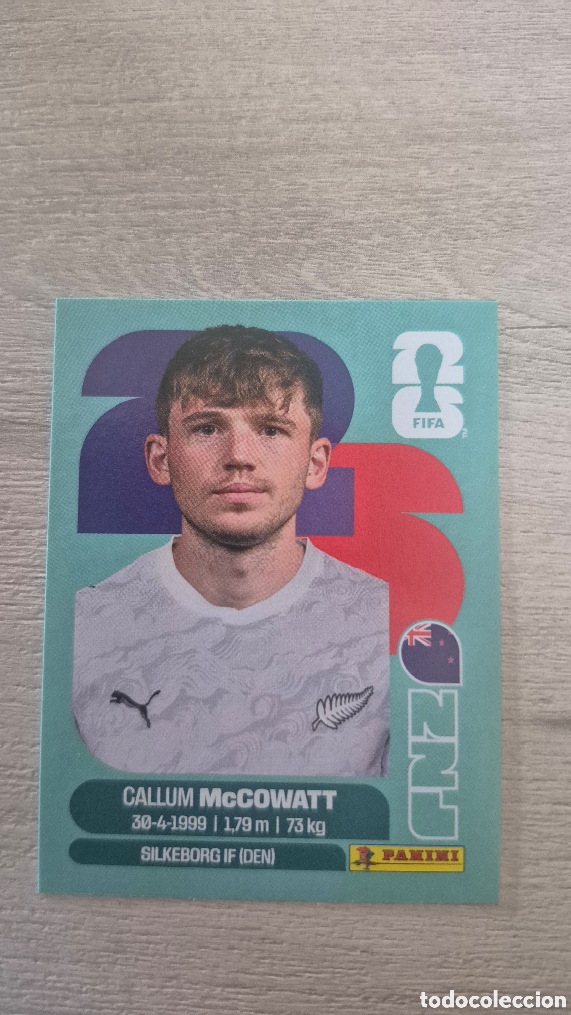 Cromos de F&uacute;tbol: NZL19 McCowatt FIFA World Cup 2026