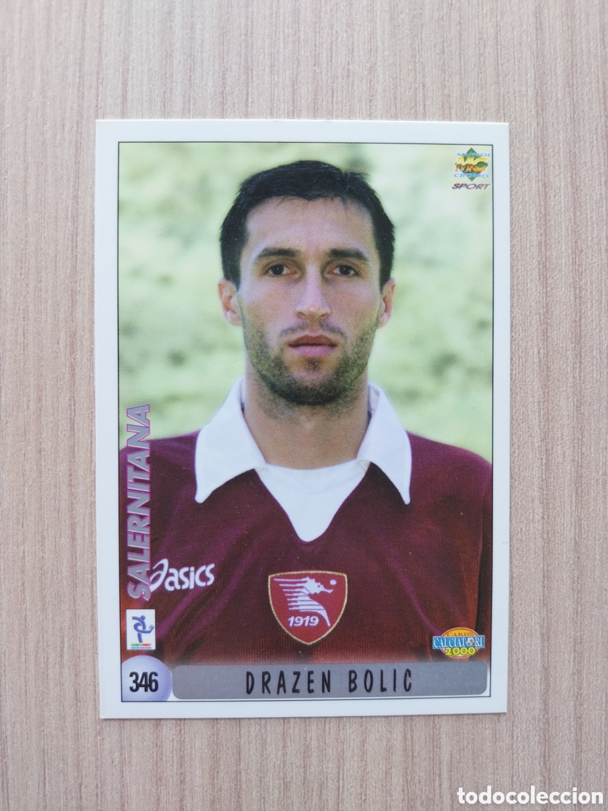 Cromos de F&uacute;tbol: DRAZEN BOLIC VACLAV KOLOUSEK N&deg; 346 CALCIATORI 1999 2000 99 00 SALERNITANA MUNDICROMO ITALIA F&Uacute;TBOL