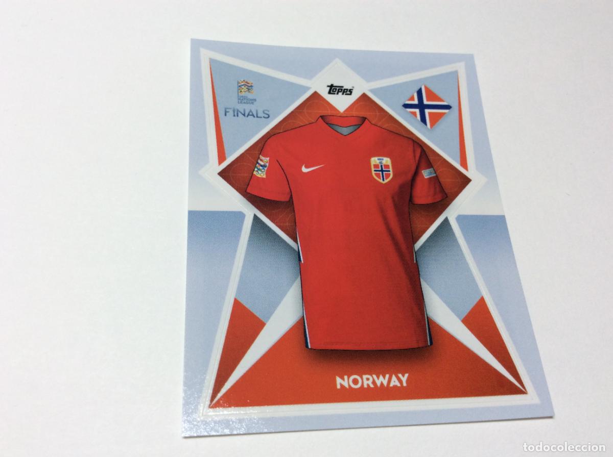 Cromos de F&uacute;tbol: 209 Noruega Cromo Sticker The Road to UEFA Nations League Finals 2022 2023 22 23 Topps