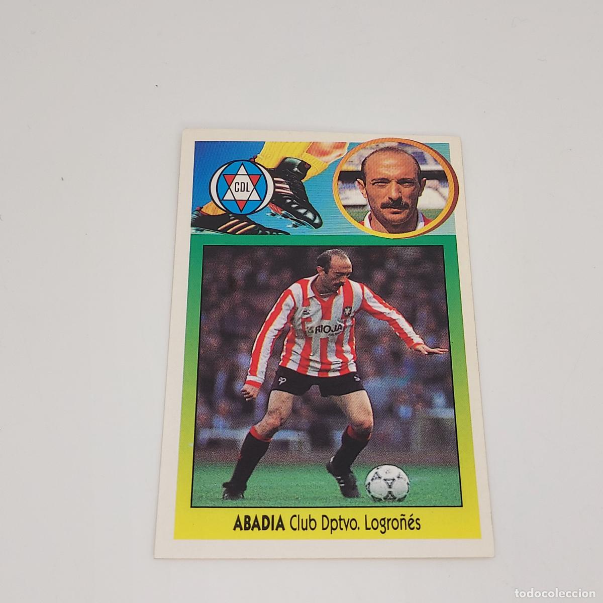 Figurine di Calcio: CROMO ABADIA MAL CORTE SUPERIOR LOGRO&Ntilde;ES 1993 1994 93 94 EDICIONES ESTE ADHESIVO SIN PEGAR