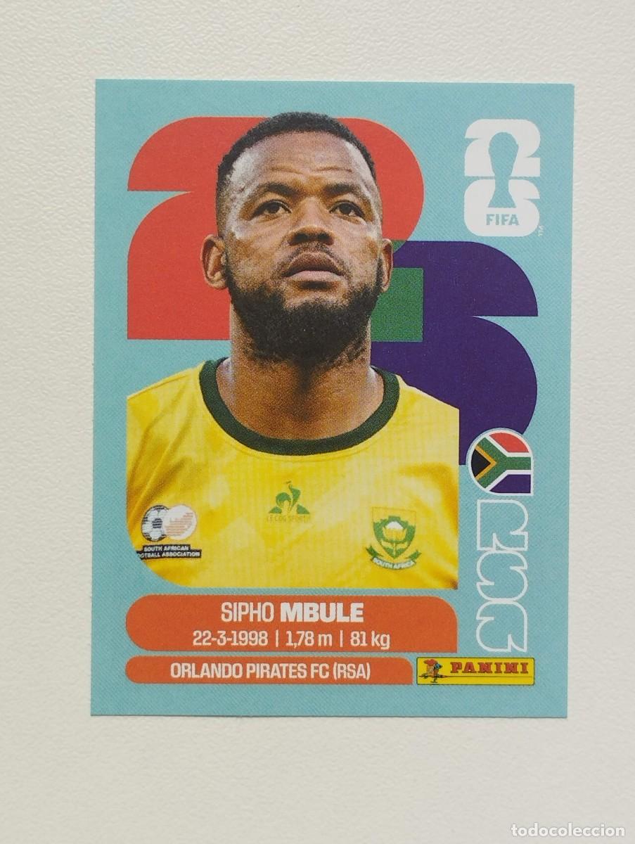 Cromos de F&uacute;tbol: CROMO STICKER WORLD CUP 2026 MUNDIAL 26 PANINI SUDAFRICA RSA16 RSA 16 MBULE