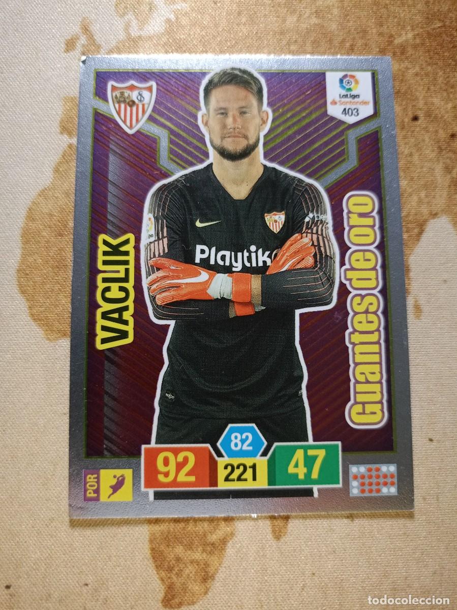 Cromos de F&uacute;tbol: # Guantes de oro 403 VACLIK Adrenalyn 2018-19