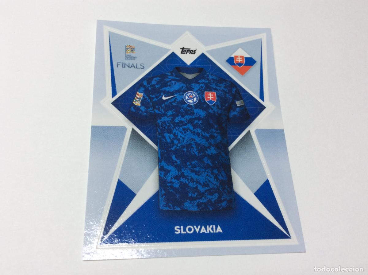 Cromos de F&uacute;tbol: 217 Elovaquia Cromo Sticker The Road to UEFA Nations League Finals 2022 2023 22 23 Topps