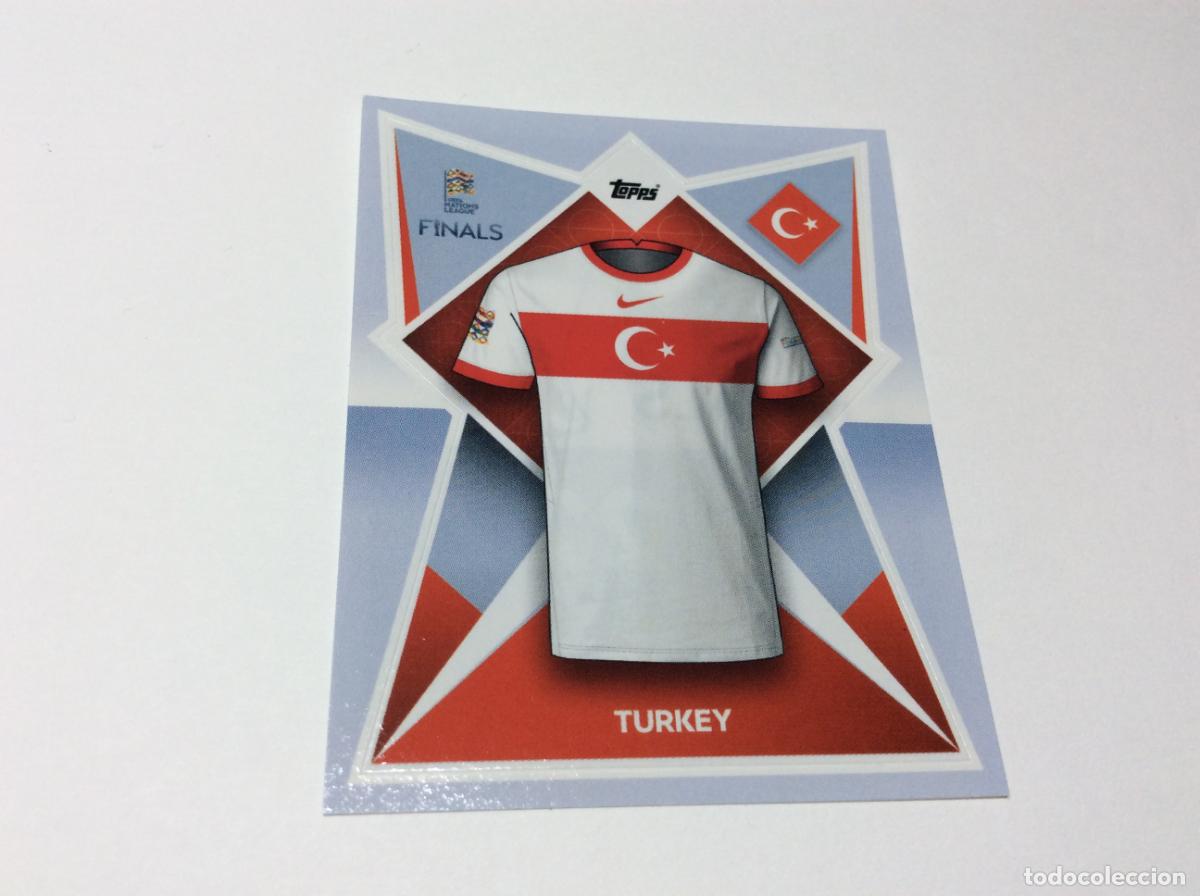 Cromos de F&uacute;tbol: 222 Turqu&iacute;a Cromo Sticker The Road to UEFA Nations League Finals 2022 2023 22 23 Topps