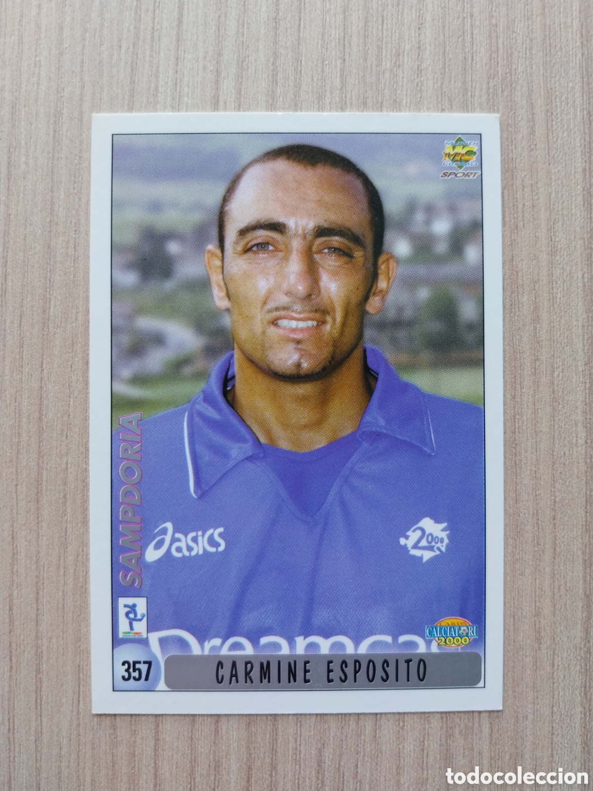 Cromos de F&uacute;tbol: CARMINE ESPOSITO VITTORIO TOSTO N&deg; 357 CALCIATORI 1999 2000 99 00 SAMPDORIA MUNDICROMO ITALIA F&Uacute;TBOL