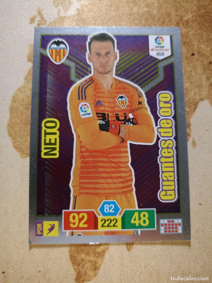 Cromos de F&uacute;tbol: # Guantes de oro 404 NETO Adrenalyn 2018-19