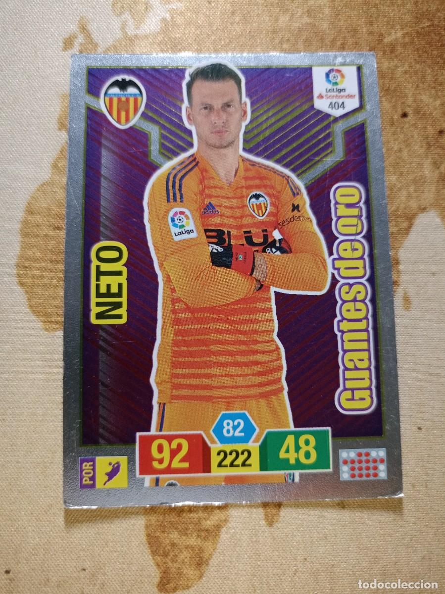 Cromos de F&uacute;tbol: # Guantes de oro 404 NETO Adrenalyn 2018-19