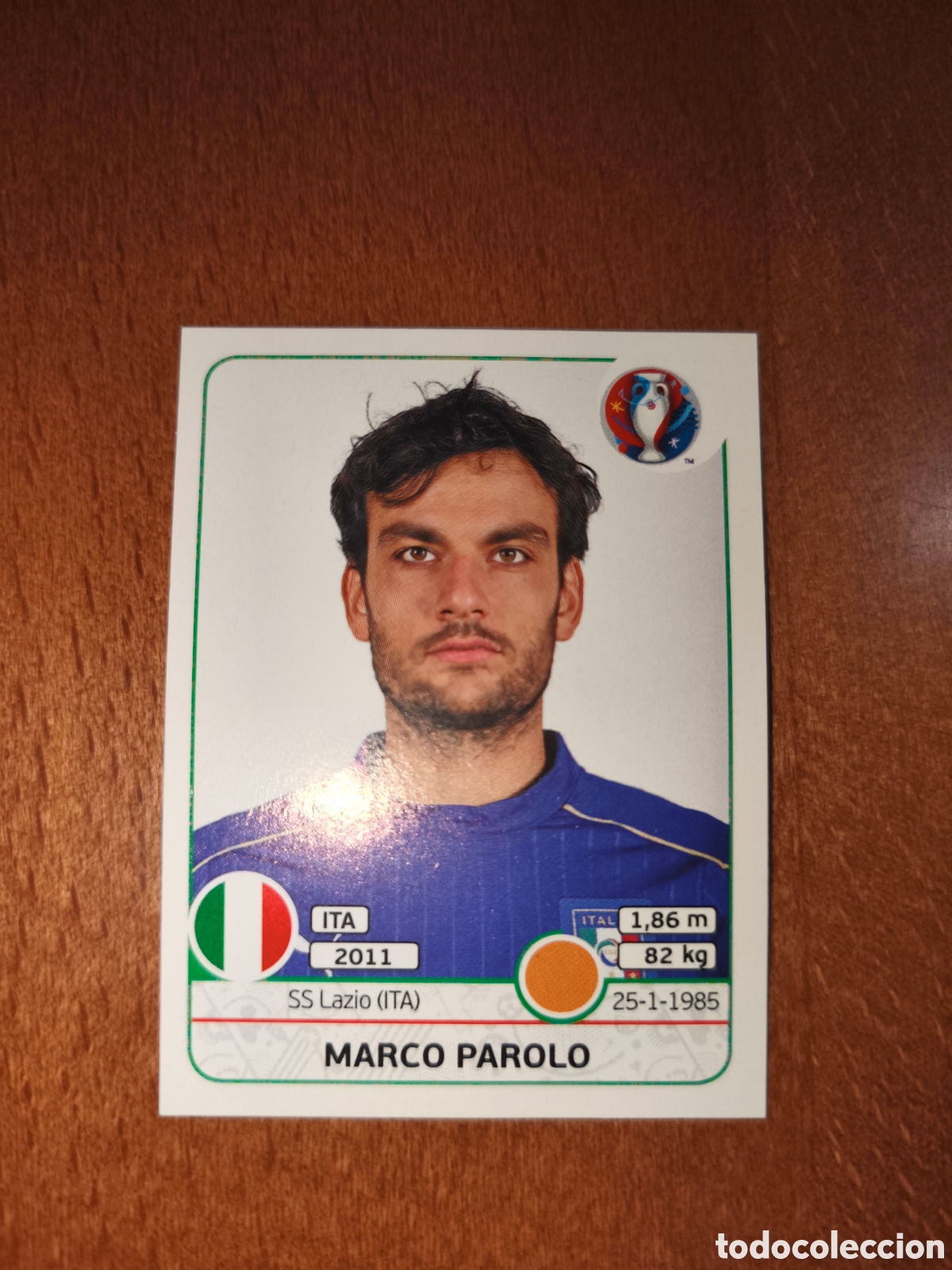 Cromos de F&uacute;tbol: Marco Parolo n&deg;508 UEFA Euro 2016 Italia