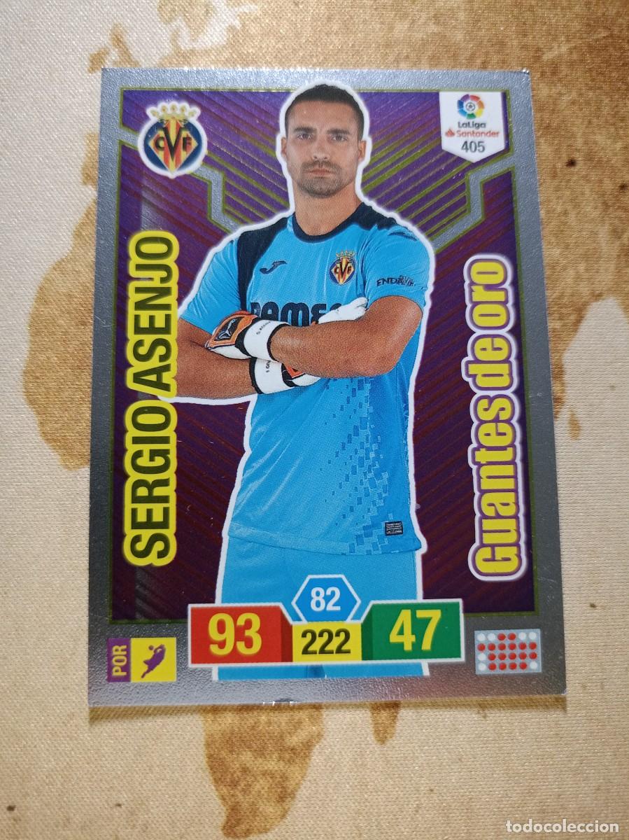 Cromos de F&uacute;tbol: # Guantes de oro 405 SERGIO ASENJO Adrenalyn 2018-19