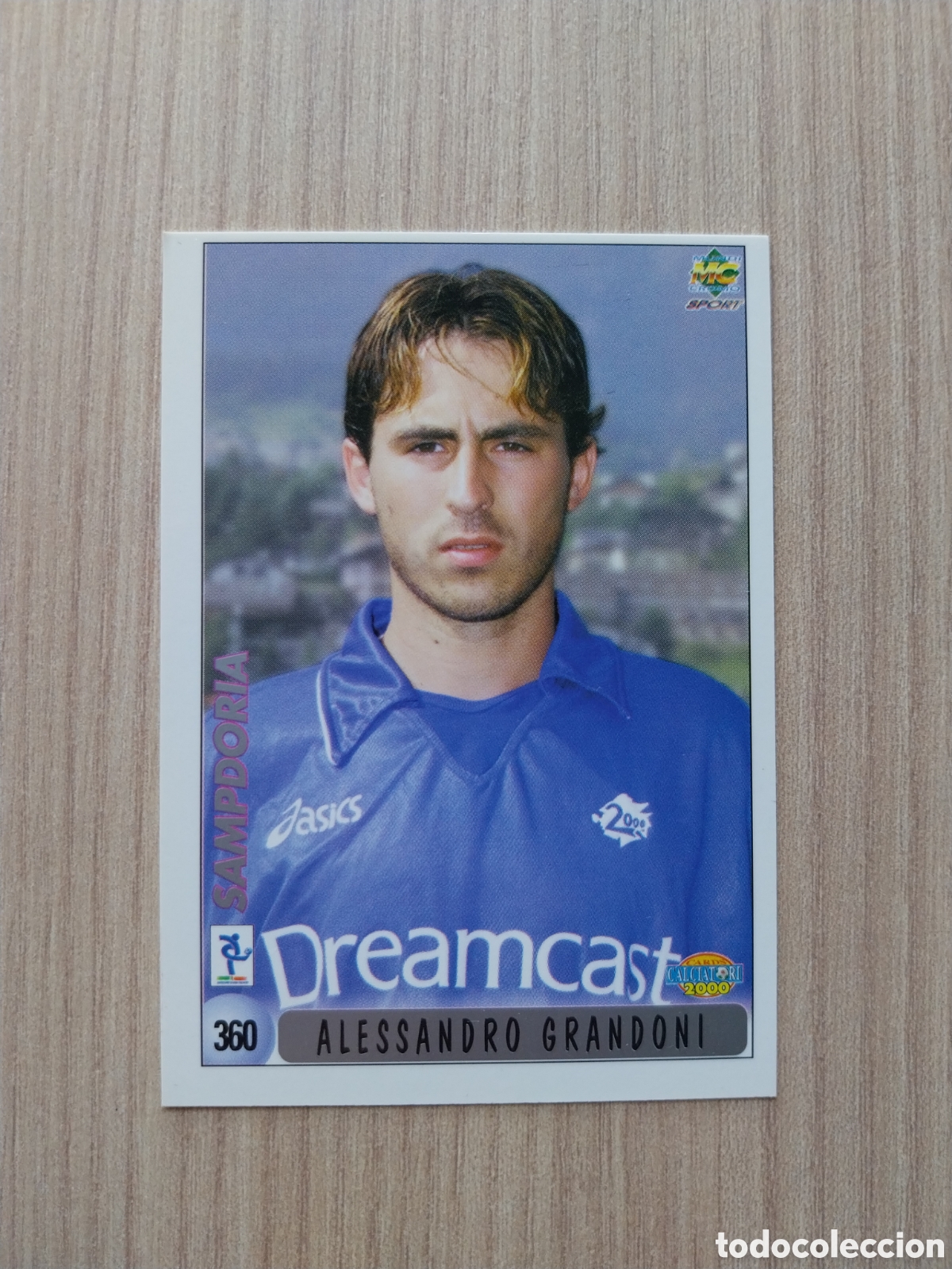 Cromos de F&uacute;tbol: ALESSANDRO GRANDONI CHECK LIST N&deg; 360 CALCIATORI 1999 2000 99 00 SAMPDORIA MUNDICROMO ITALIA F&Uacute;TBOL