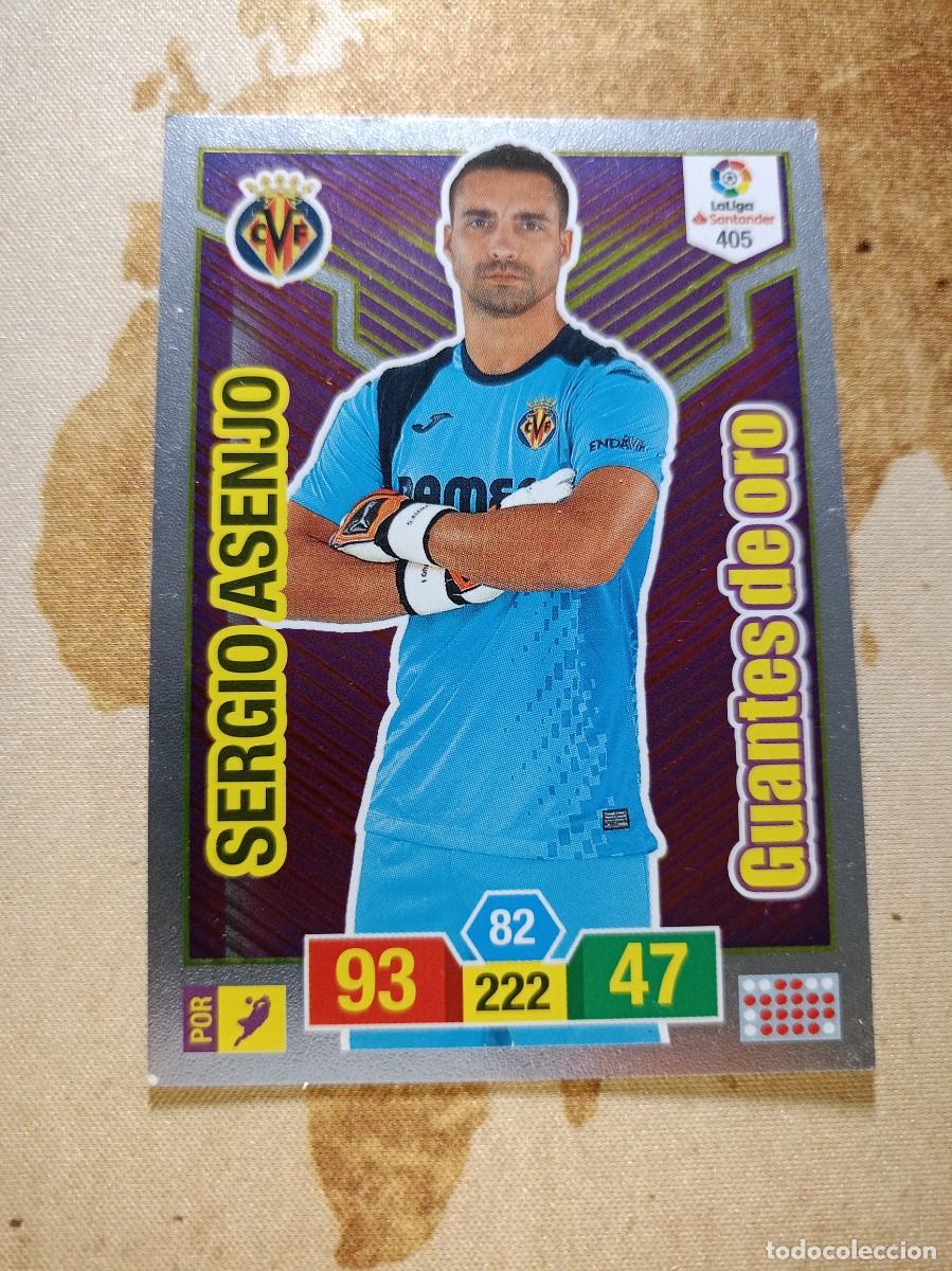 Cromos de F&uacute;tbol: # Guantes de oro 405 SERGIO ASENJO Adrenalyn 2018-19