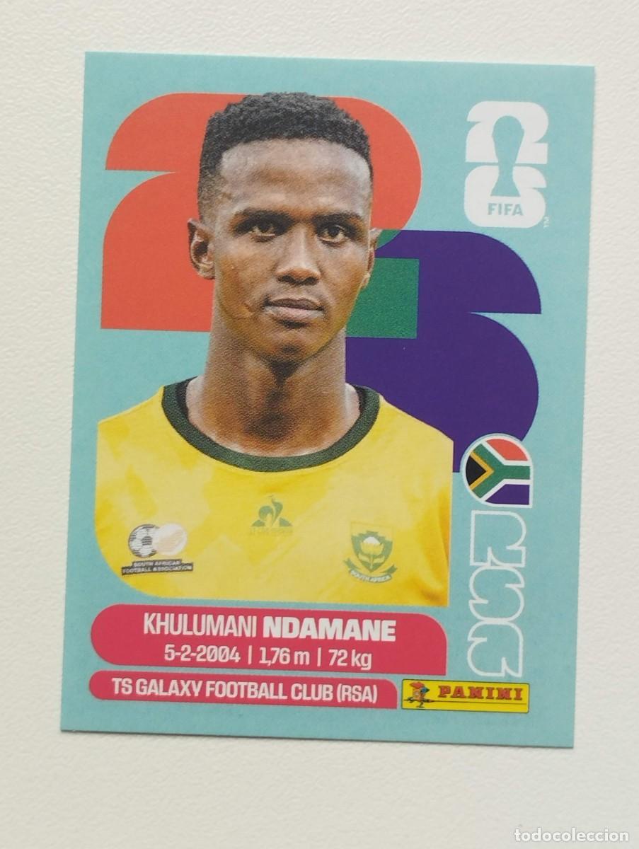 Cromos de F&uacute;tbol: CROMO STICKER WORLD CUP 2026 MUNDIAL 26 PANINI SUDAFRICA RSA7 RSA 7 NDAMANE