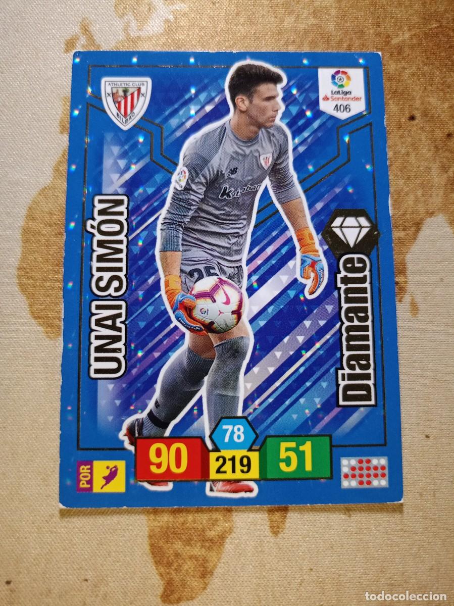 Cromos de F&uacute;tbol: # Diamante 406 UNAI SIM&Oacute;N Adrenalyn 2018-19