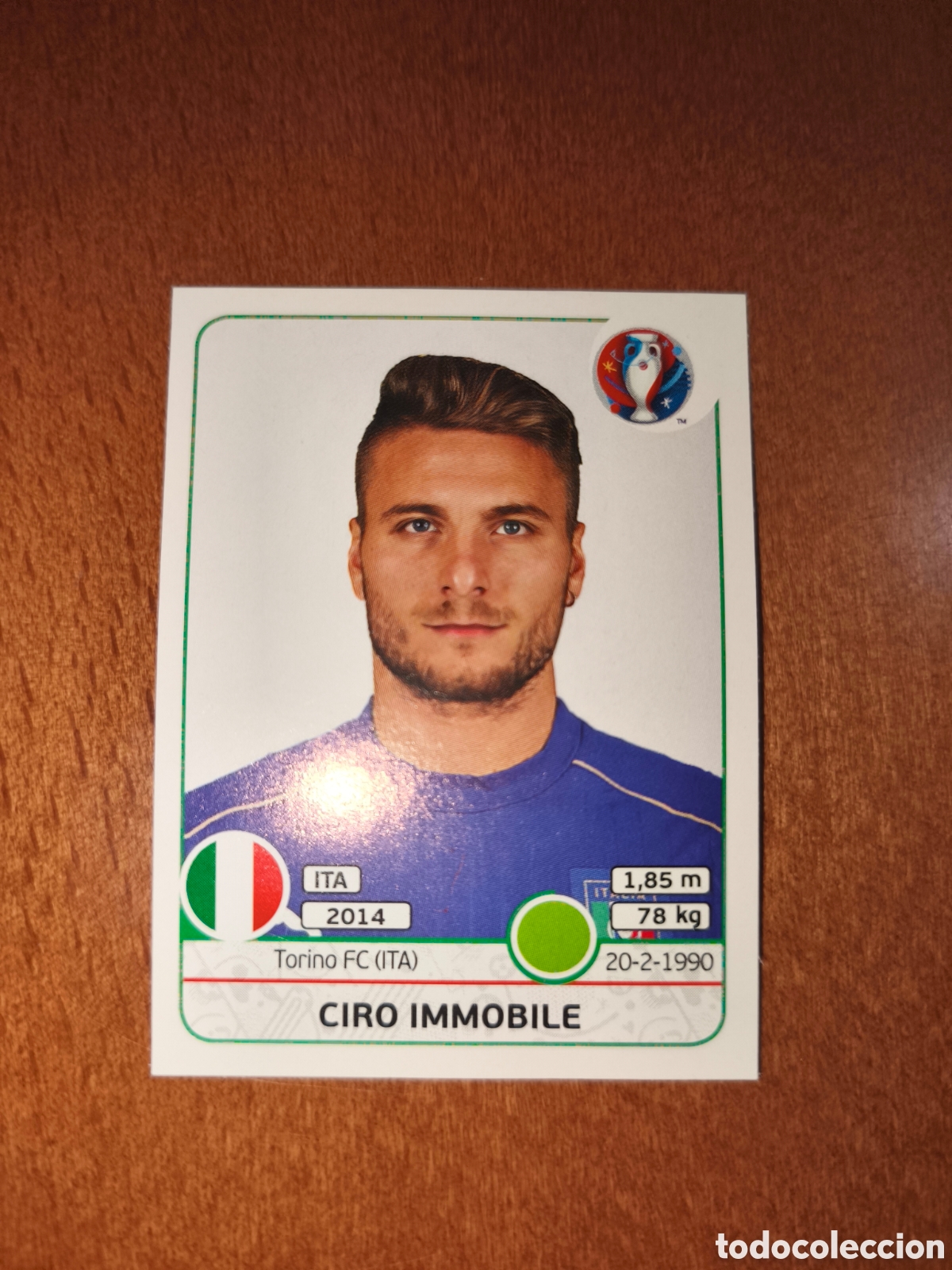 Cromos de F&uacute;tbol: Ciro Immobile n&deg;514 UEFA Euro 2016 Italia