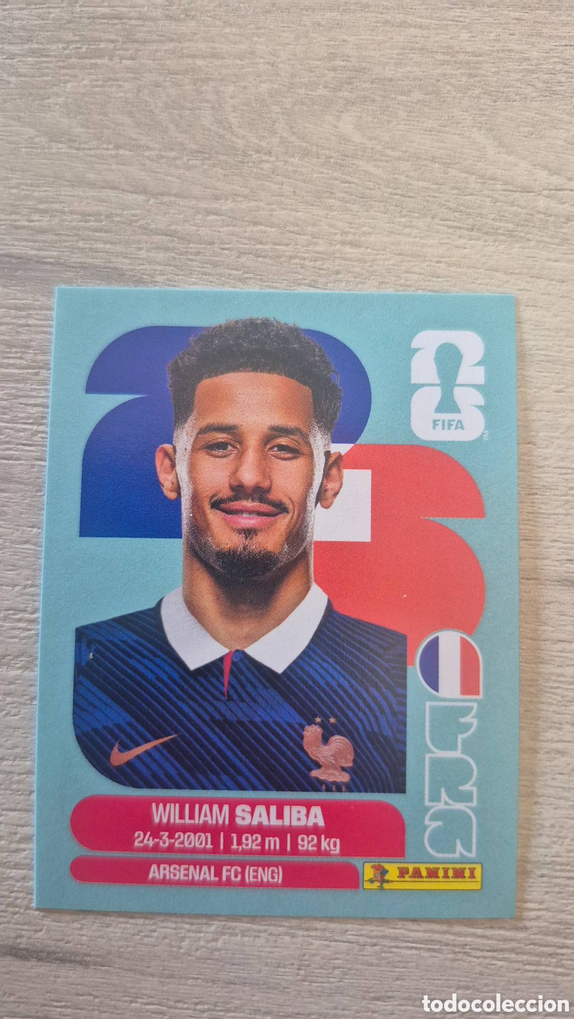 Cromos de Futebol: FRA4 Saliba FIFA World Cup 2026