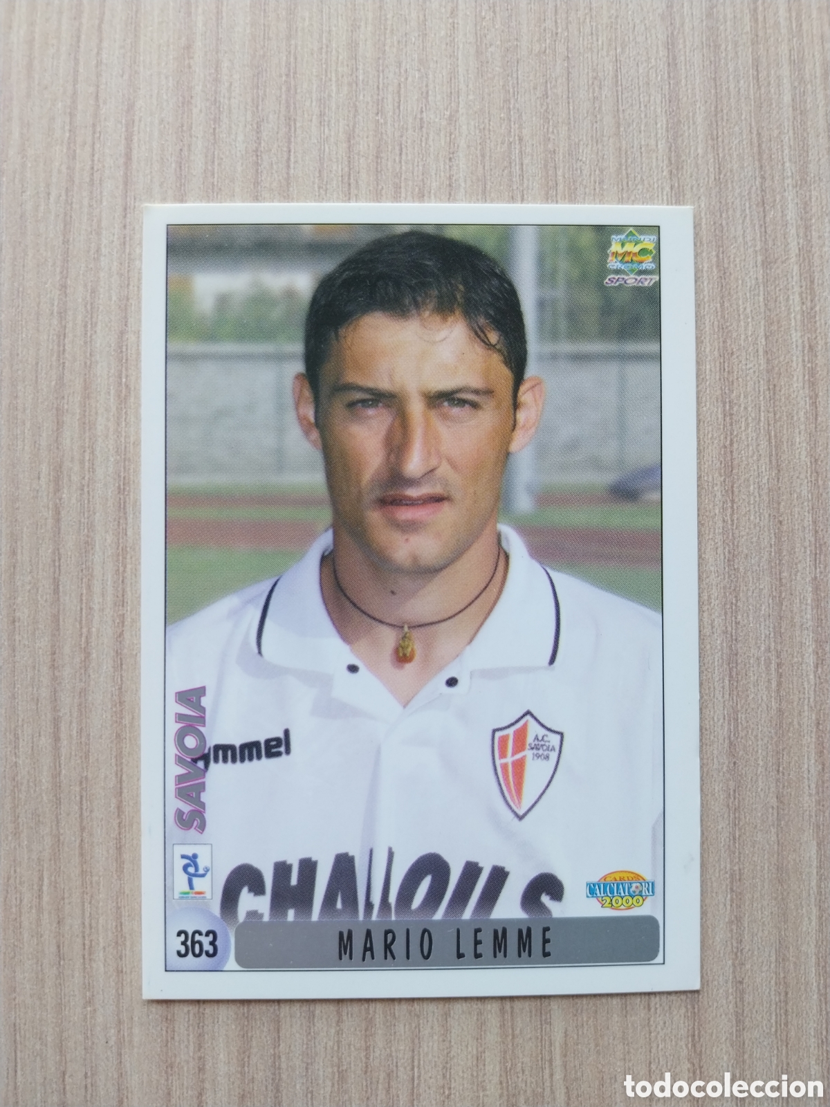 Cromos de Futebol: MARIO LEMME SALVATORE AMBROSINO N&deg; 363 CALCIATORI 1999 2000 99 00 SAVOIA MUNDICROMO ITALIA F&Uacute;TBOL