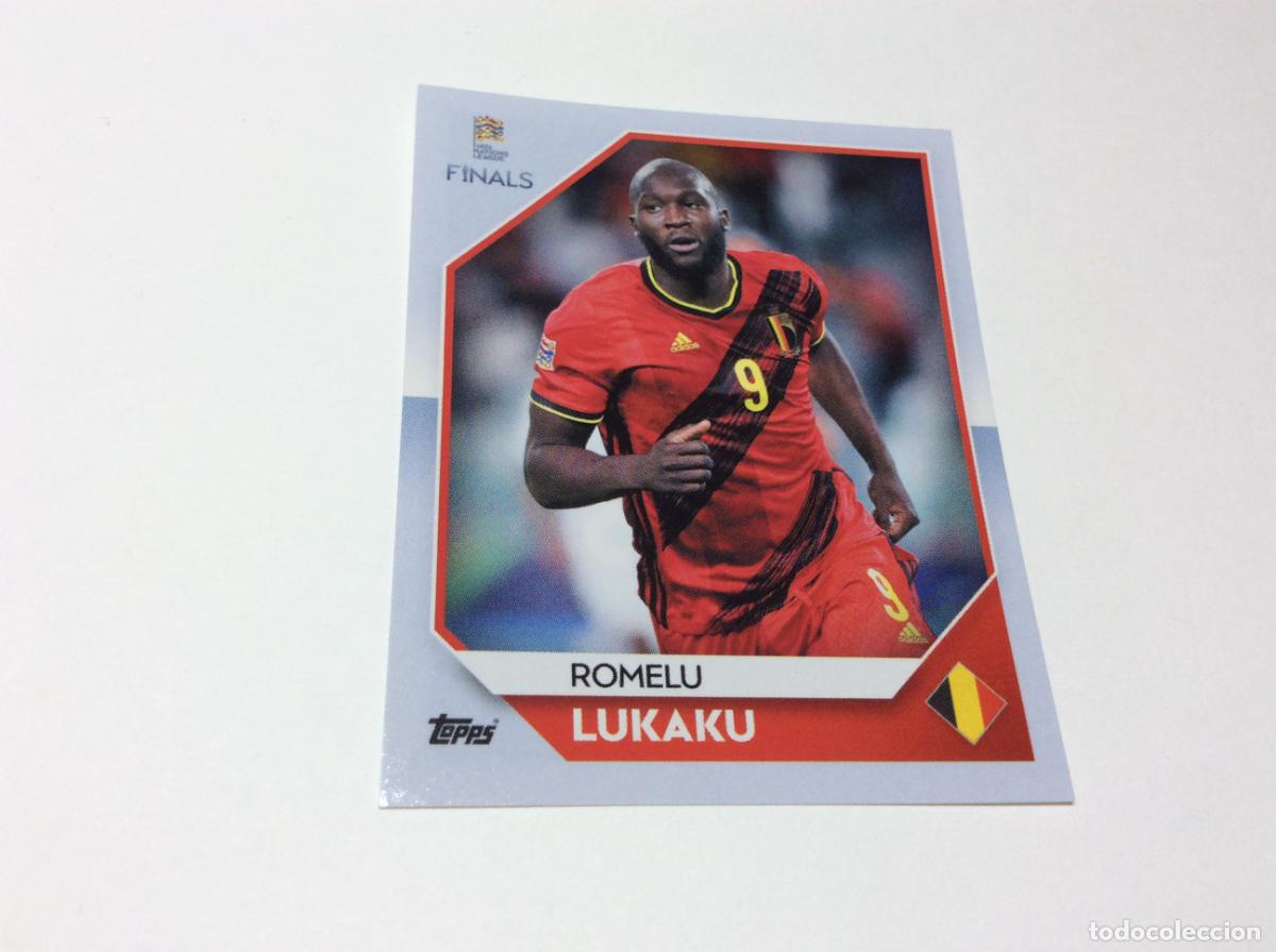 Cromos de Futebol: 233 Romelu Lukaku Cromo Sticker The Road to UEFA Nations League Finals 2022 2023 22 23 Topps