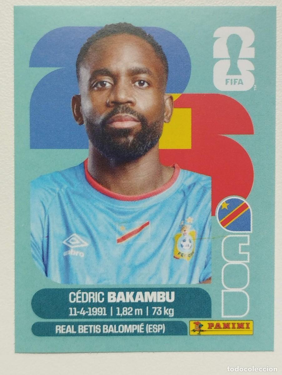 Cromos de Futebol: CROMO STICKER WORLD CUP 2026 MUNDIAL 26 PANINI CONGO COD19 COD 19 BAKAMBU