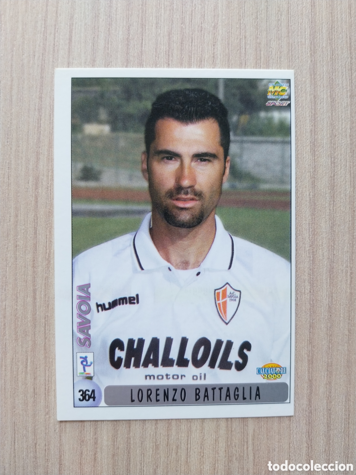Cromos de F&uacute;tbol: LORENZO BATTAGLIA GIULIO MIGLIACCIO N&deg;364 CALCIATORI 1999 2000 99 00 SAVOIA MUNDICROMO ITALIA F&Uacute;TBOL