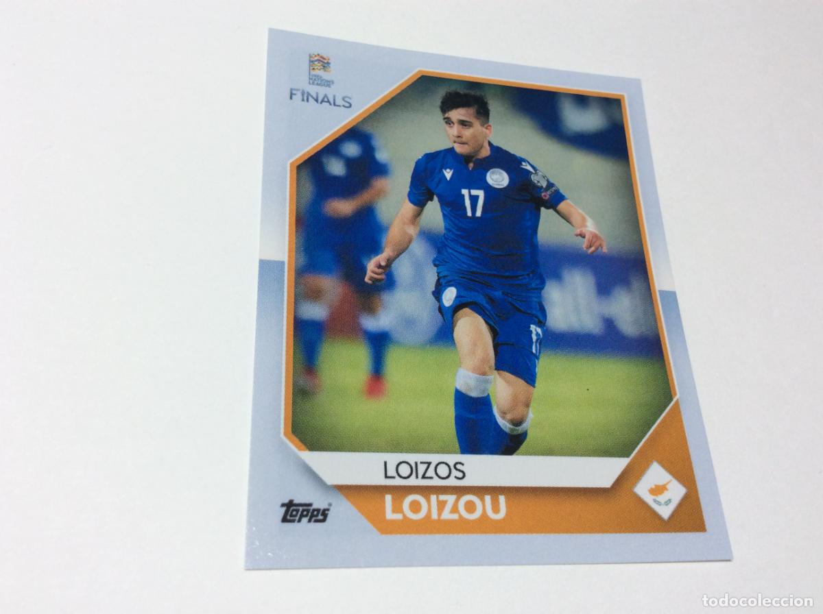 Cromos de F&uacute;tbol: 238 Loizos Loizou Cromo Sticker The Road to UEFA Nations League Finals 2022 2023 22 23 Topps