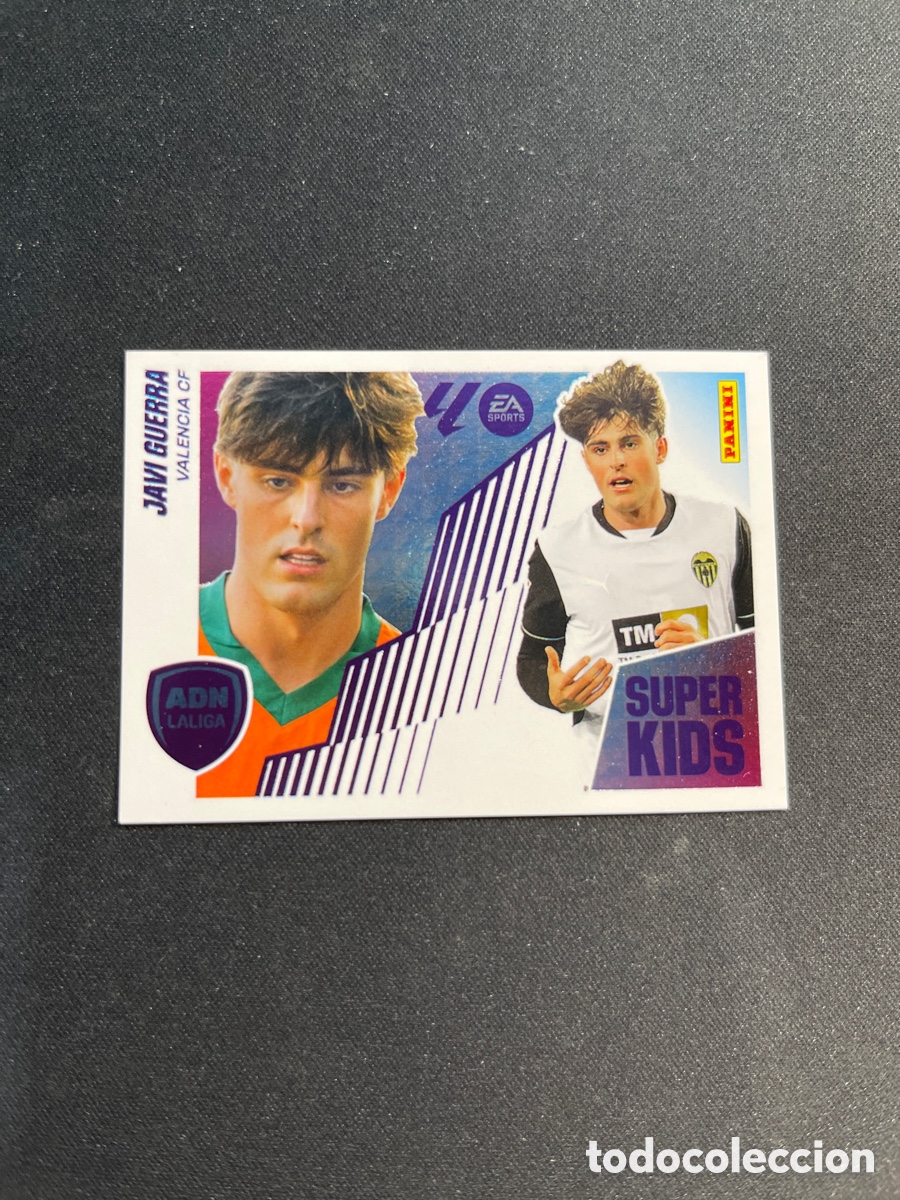 Cromos de F&uacute;tbol: Javi Guerra 12 ADN Super Kids Valencia Liga Este 2025 2026 25 26