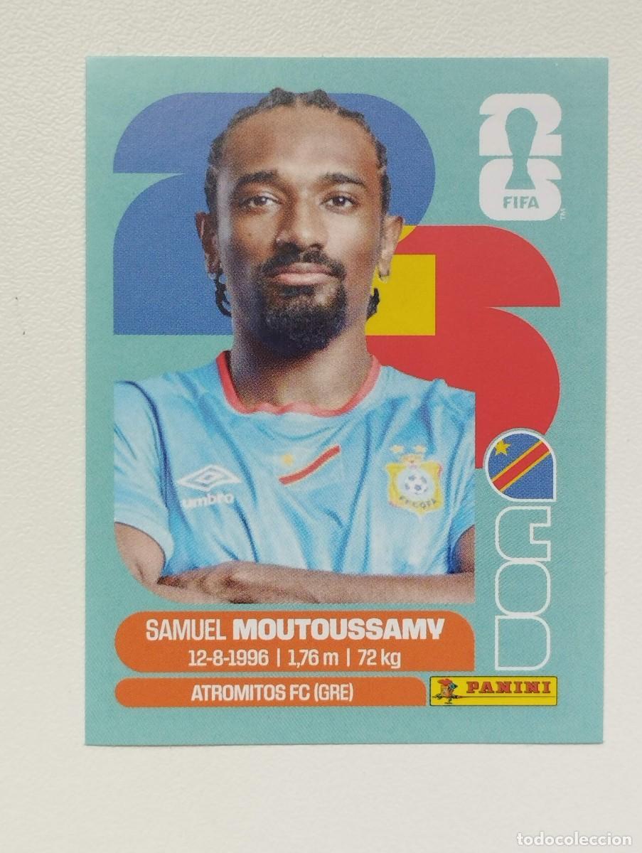 Cromos de F&uacute;tbol: CROMO STICKER WORLD CUP 2026 MUNDIAL 26 PANINI CONGO COD11 COD 11 MOUTOUSSAMY