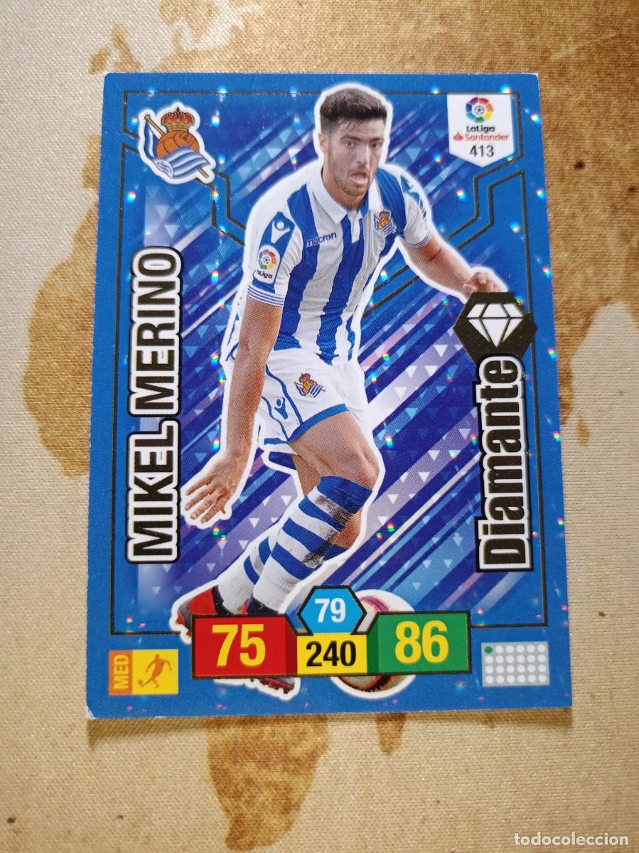Fu&szlig;ball-Sticker: # Diamante 413 MIKEL MERINO Adrenalyn 2018-19