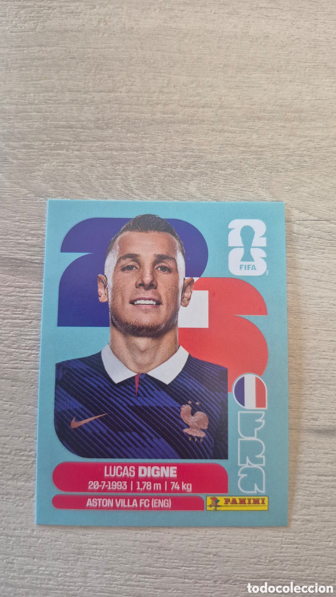 Fu&szlig;ball-Sticker: FRA8 Digne FIFA World Cup 2026