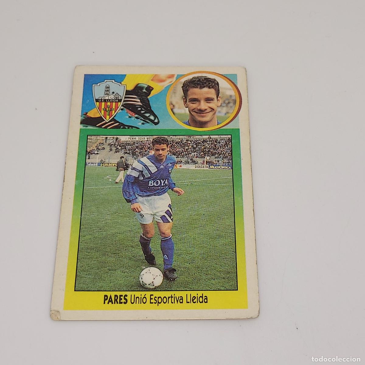 Fu&szlig;ball-Sticker: CROMO PARES U. ESPORTIVA LLEIDA 1993 1994 93 94 EDICIONES ESTE CARTON SIN PEGAR