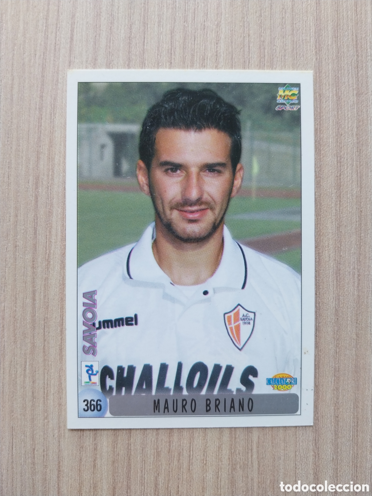Cromos de F&uacute;tbol: MAURO BRIANO DIEGO PELLEGRINI N&deg; 366 CALCIATORI 1999 2000 99 00 SAVOIA MUNDICROMO ITALIA F&Uacute;TBOL