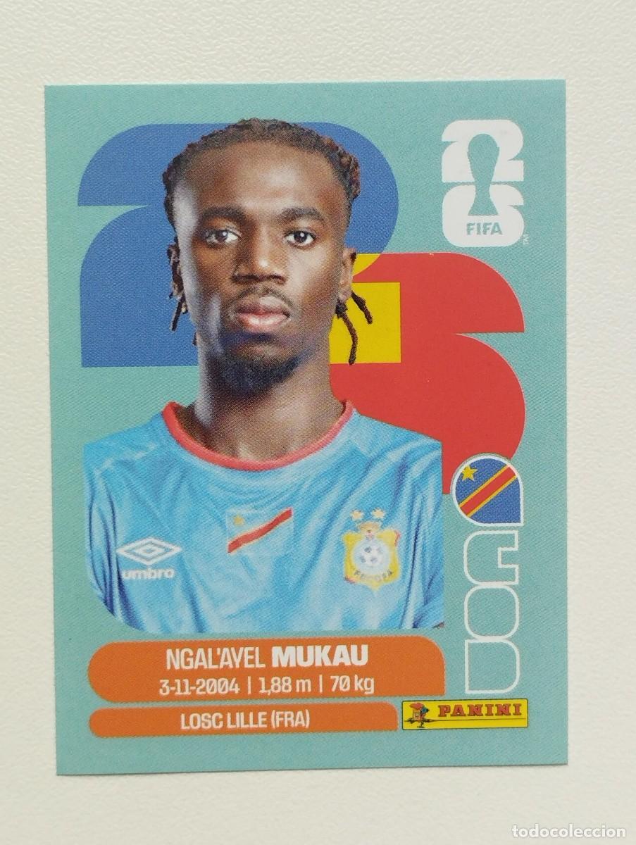 Cromos de F&uacute;tbol: CROMO STICKER WORLD CUP 2026 MUNDIAL 26 PANINI CONGO COD9 COD 9 MUKAU