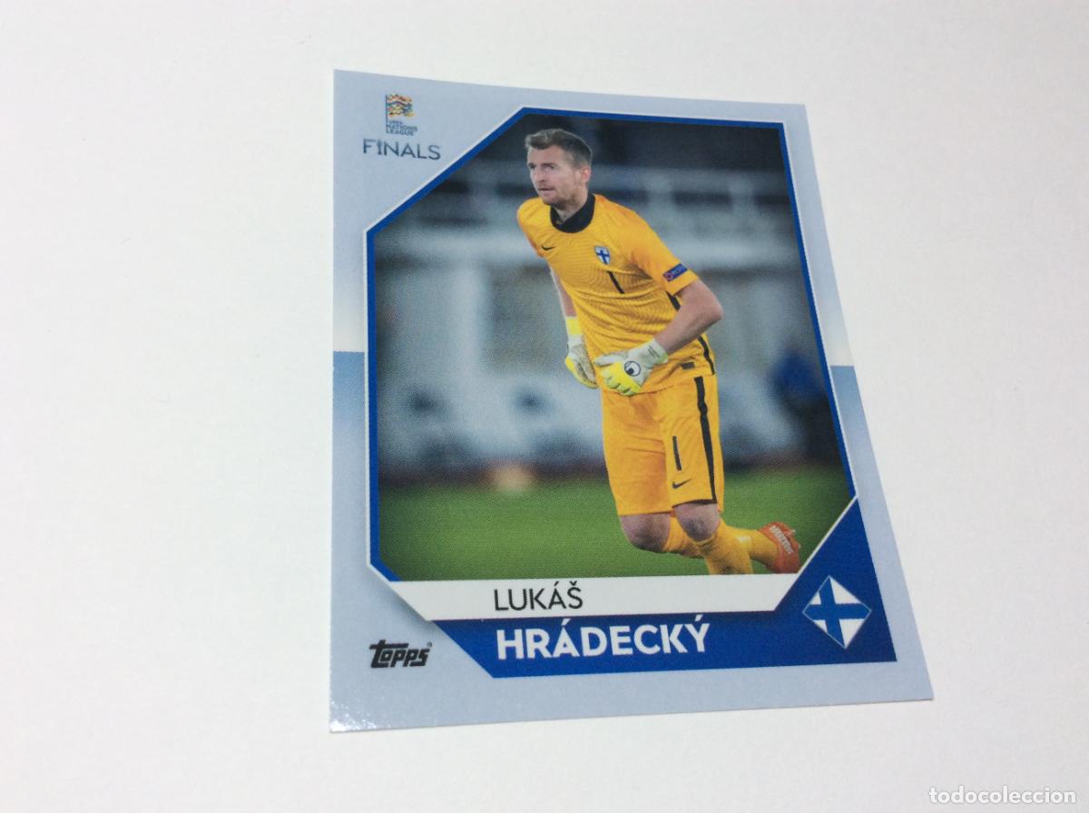 Cromos de F&uacute;tbol: 241 Lukas Hradecky Cromo Sticker The Road to UEFA Nations League Finals 2022 2023 22 23 Topps