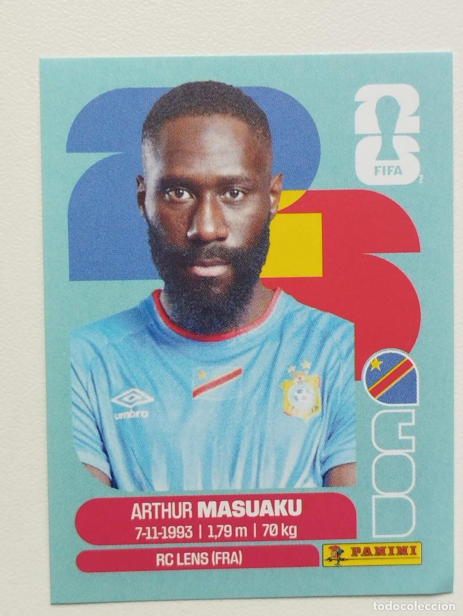Cromos de F&uacute;tbol: CROMO STICKER WORLD CUP 2026 MUNDIAL 26 PANINI CONGO COD5 COD 5 MASUAKU